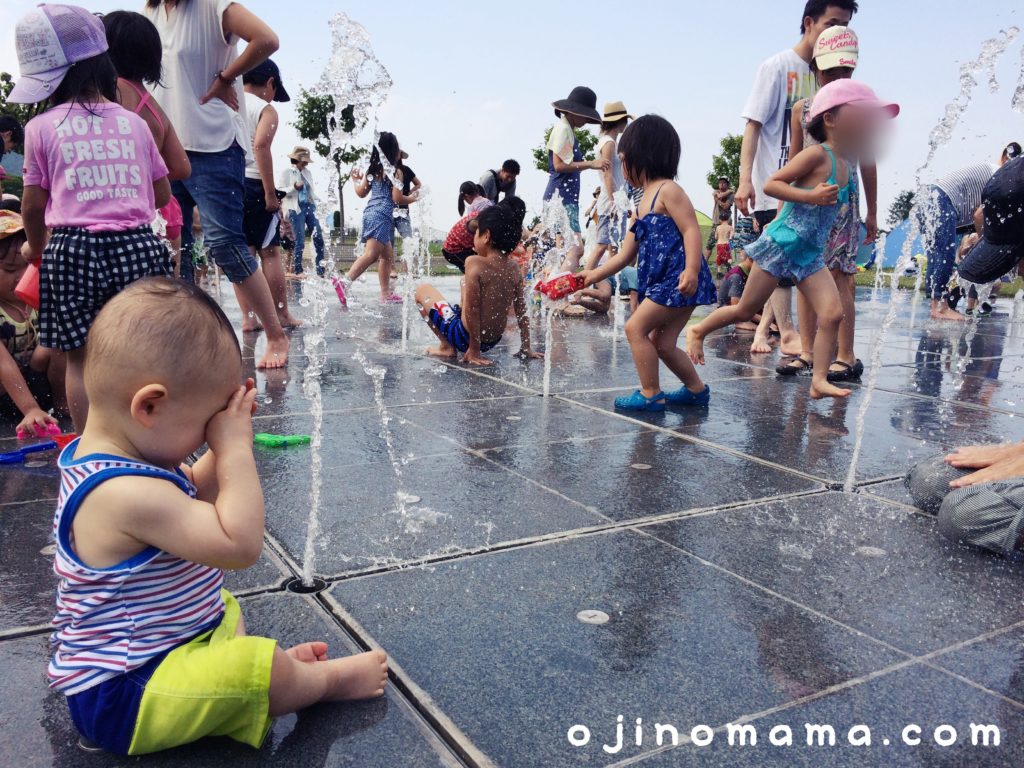 札幌市水道記念館水遊び噴水