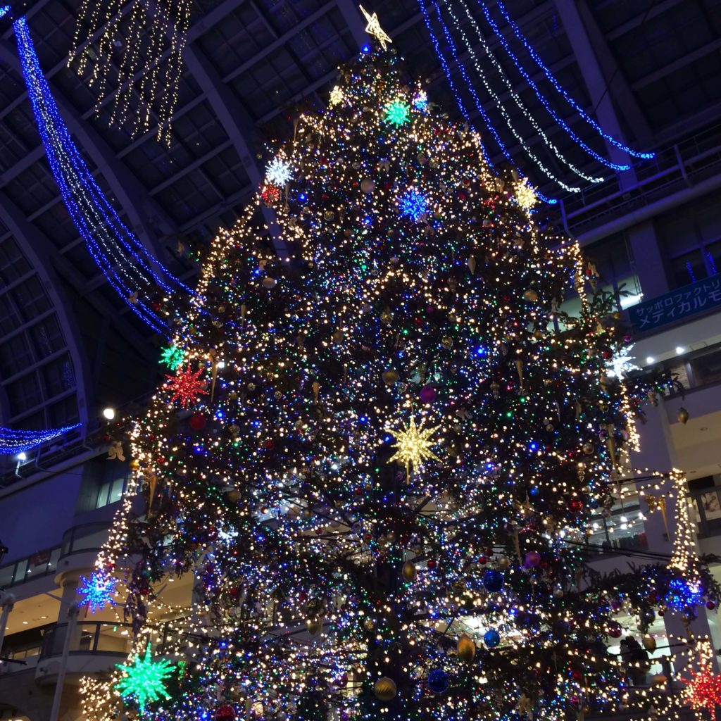 札幌ファクトリージャンボクリスマスツリー点灯式