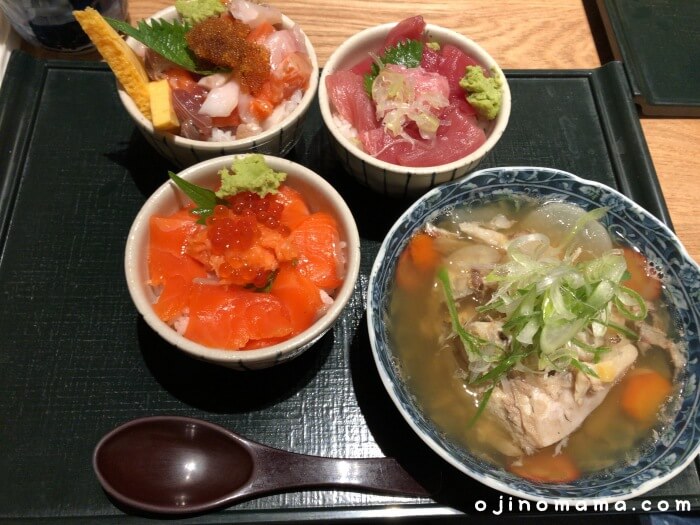 札幌花まる寿司すすきの店まんぷく丼ランチ