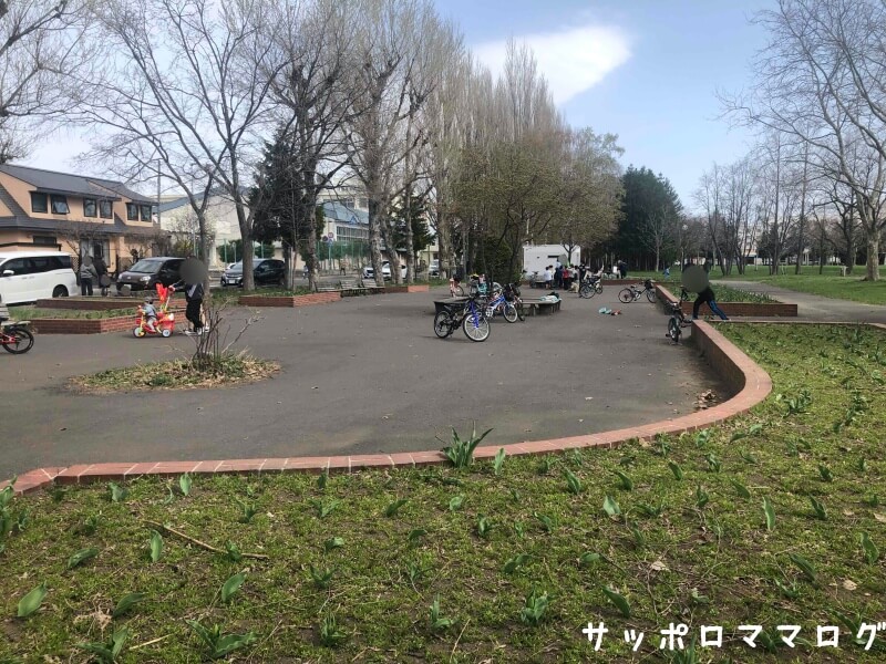 手稲稲積公園自転車練習